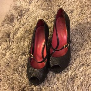 Pour la victoire peep toe Mary Jane